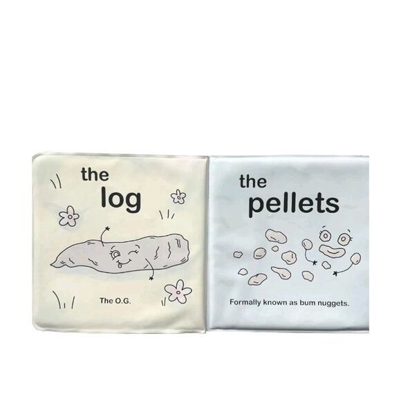 Toddle Way Baby's First Poopy Explainer Bath Book. Magic Change Color in... - Picture 5 of 8